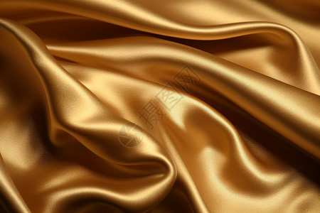 漂浮金色绸布柔软的丝绸背景