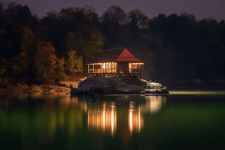 明亮的小屋图片