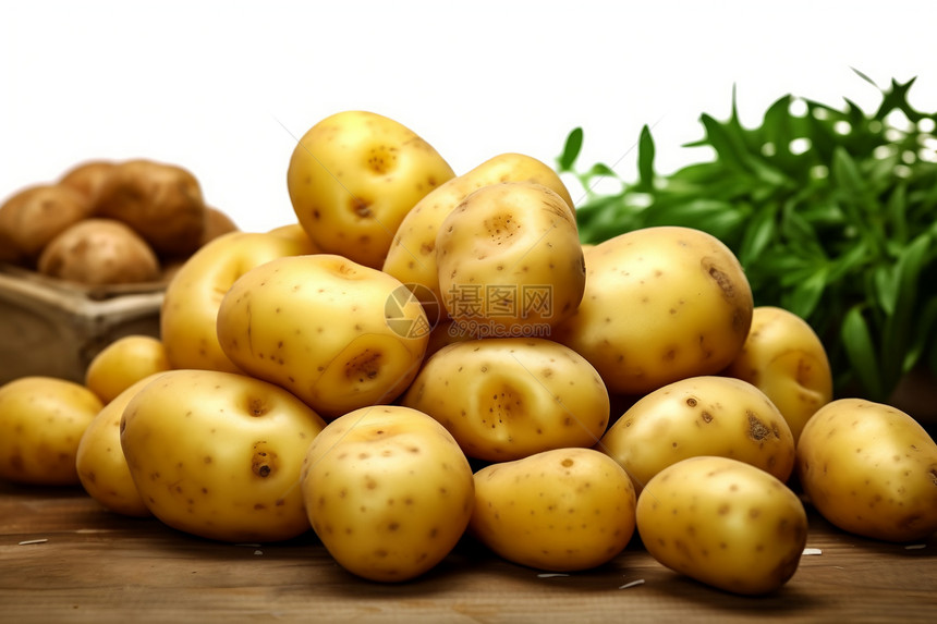健康的食品土豆图片