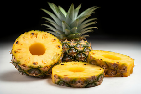 新鲜健康的菠萝图片