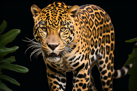 危险的丛林动物豹子图片