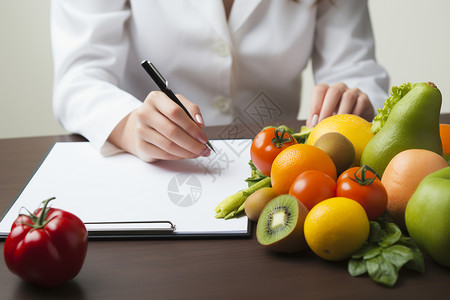 卡路里营养师记录蔬菜摄入量背景