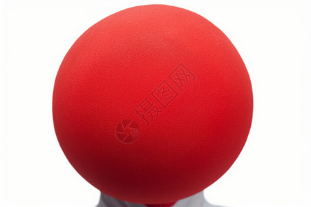红色的立体球体背景图片