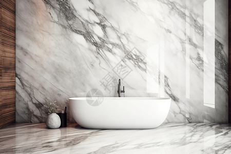 花岗岩装饰风格的浴室高清图片