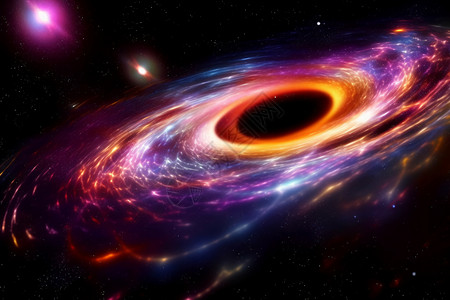 星系碰撞星空中的碰撞幻想设计图片