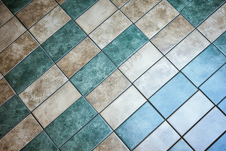 平铺地板陶瓷马赛克地板背景