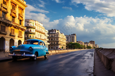 美丽的古巴城市高清图片