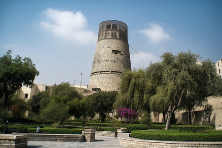 烟囱造型建筑图片