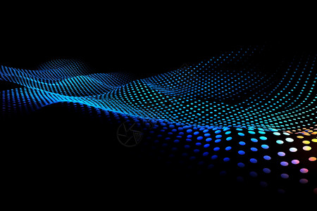 粒子流动光的变化设计图片