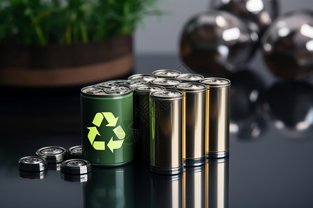 废弃电子产品废弃的电池设计图片