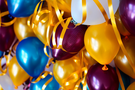 派对的气球背景图片