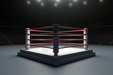 拳击游戏地面战斗平台模具设计图片