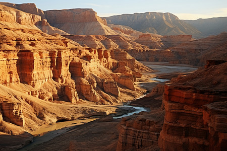 著名的哈萨克斯坦峡谷图片