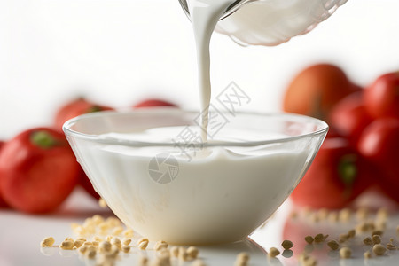 健康营养的牛奶图片
