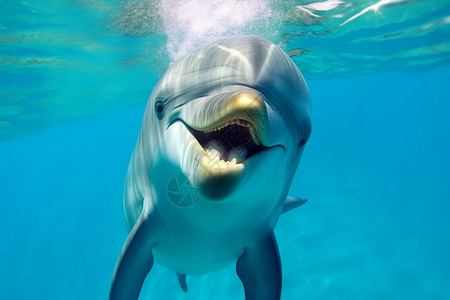 活泼的海豚图片