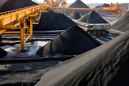工业煤炭运输图片