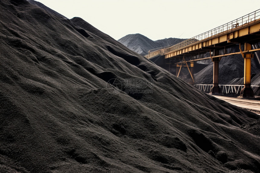 大型煤炭矿场图片
