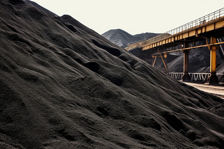 大型煤炭矿场图片
