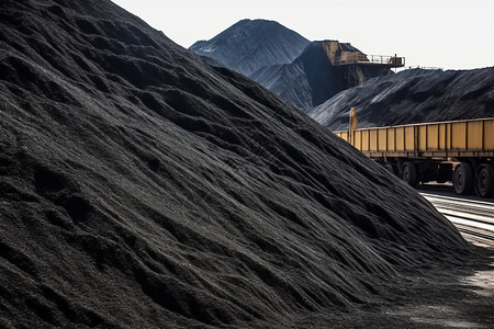 大型煤炭加工厂图片