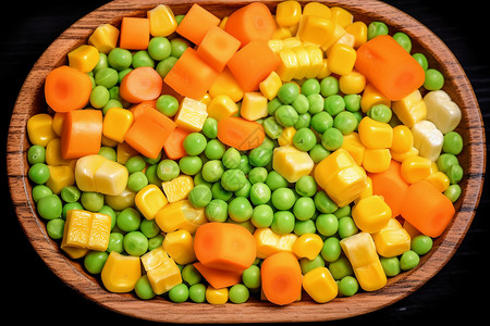 混合绿色蔬菜高清图片