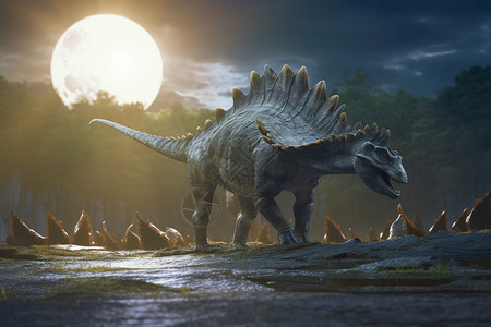 古动物巨大的恐龙设计图片