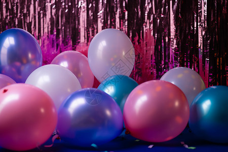 多彩节日充气门周年纪念气球设计图片