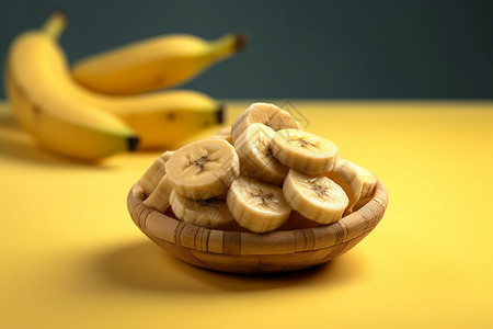 美味的香蕉片小吃图片