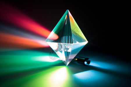 水晶光效实验高清图片