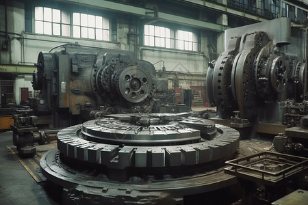 工厂的大型机械图片