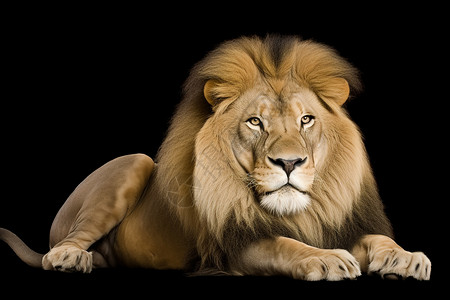 躺着坐的狮子背景图片