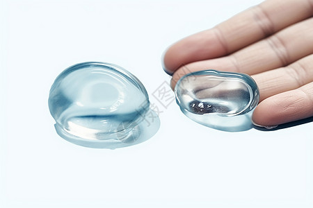 透明简约的气泡背景图片