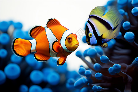 海底的小鱼热带小鱼高清图片