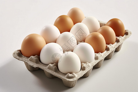 有机健康鸡蛋背景图片