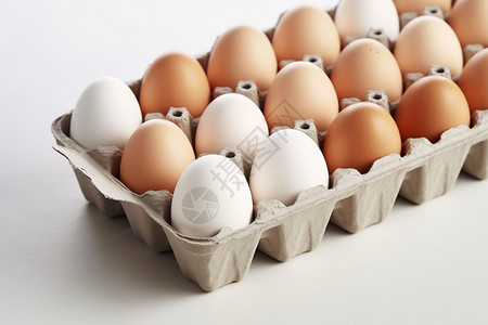 新鲜生鸡蛋背景图片