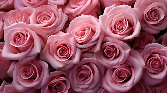 美丽的粉红玫瑰背景图片