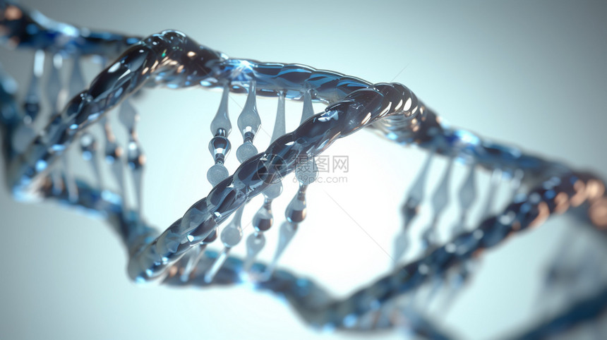 医学基因链概念图片