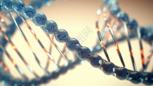 水晶珠子DNA基因链设计图片