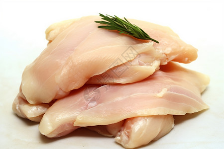 鸡胸肉的肉块背景图片