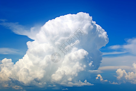 浩渺的白云背景图片