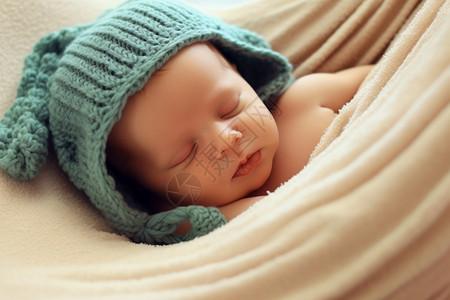 睡觉休息的婴儿图片
