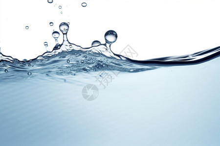 水表面流动的液体设计图片