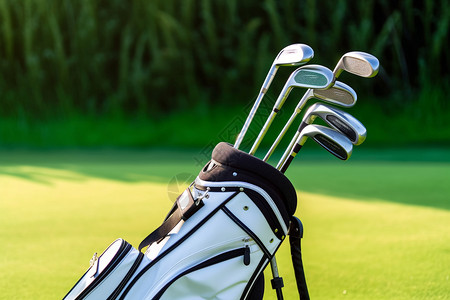高尔夫游戏休闲运动的工具背景