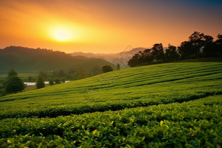 山丘的风景图片