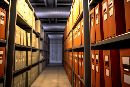 档案管理素材储藏室数据文件背景