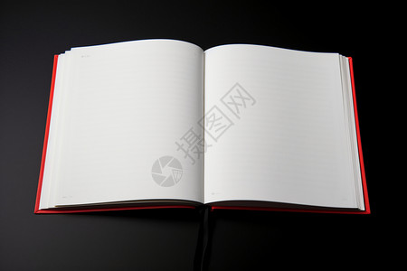 白色笔记本子样式空白的本子背景