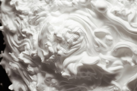 白色奶油素材剃须泡沫展示设计图片