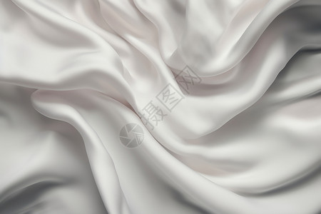 波纹白色精品丝绸布料背景