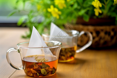 煲凉茶健康清爽的凉茶背景