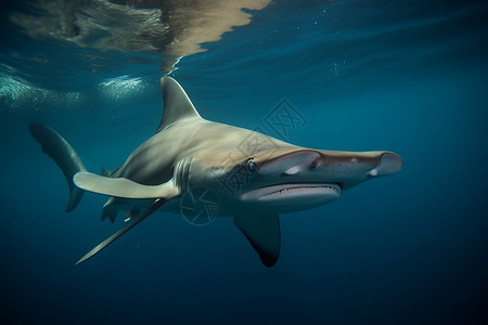 野生动物鲨鱼背景图片
