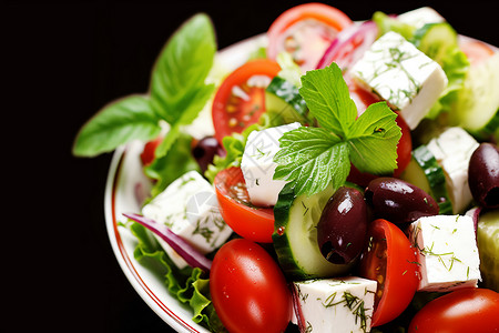 健康营养的蔬菜沙拉图片
